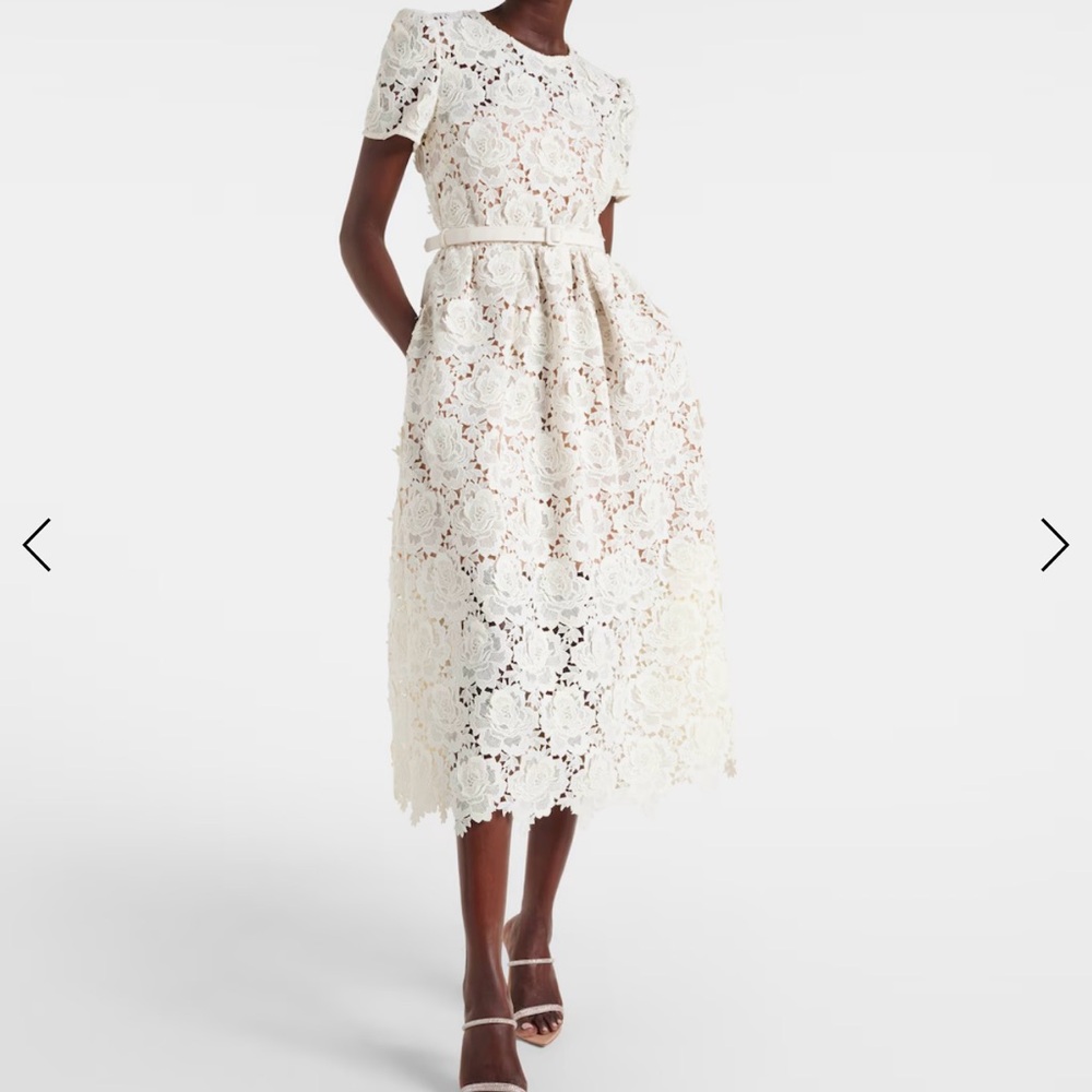Self- Portrait lace midi dress -brand new, never worn, with tags! US size 2